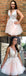 A-line V-neck Appliques Beading Short Tulle Homecoming Dresses, HD0534