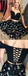 Off-shoulder V-neck Two-pieces Embroidered Homecoming Dresses, HD0535