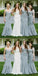 Mermaid Off-shoulder Long Tulle Bridesmaid Dresses With Pleats, BD0600