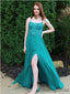 A-line Chiffon Floor Length Long Prom Dresses Evening Dresses.DB10252