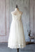 Spaghetti Ivory Lace Tulle Flower Girl Dresses, FG049