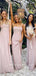 Newest A-Line Spaghetti Straps Chiffon Cheap Simple Long Bridesmaid Dresses Online,RBWG0030
