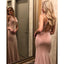 Mermaid V-neck Open-back Long Sleeveless Prom Dress, PD0641