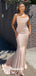 Sexy Spaghetti Straps Mermaid Cheap Long Prom Dresses,RBPD0120