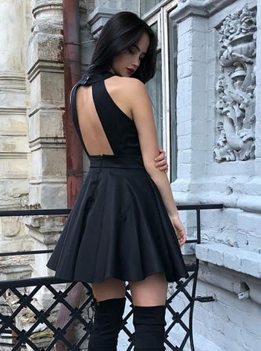 Newest Simple Halter Red Cheap Backless Short Homecoming Dress, HD0401
