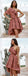 Gorgeous One-Shoulder Pleated Ruffles Full Lace Homecoming Dress, HD0410