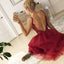 Navy Blue Spaghetti Straps Short Party Dress,Simple Cheap Homecoming Dresses, HD0365