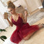 Navy Blue Spaghetti Straps Short Party Dress,Simple Cheap Homecoming Dresses, HD0365