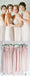 A-line Sweetheart One-shoulder Tulle Bridesmaid Dresses, BD0564