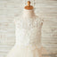 Open Back Top Lace Flower Girl Dresses, FG094