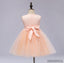 New Arrival Pink Round neck Bowknot Sleeveless tutu, Sweet cute Flower Girl Dress, FG0101