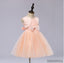 New Arrival Pink Round neck Bowknot Sleeveless tutu, Sweet cute Flower Girl Dress, FG0101