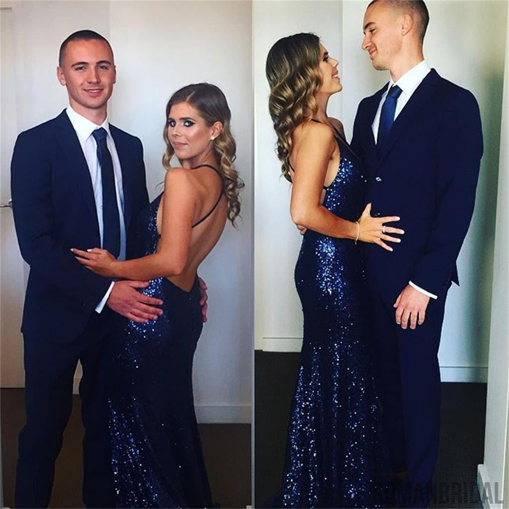 Charming Sexy Spaghetti Straps Mermaid Prom Dresses,Sparkly New Unique Design Prom Dress, PD0320