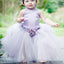 Light Purple Satin Tulle Pixie Tutu dresses, Lovely Cheap Flower Girl Dresses,  FG017