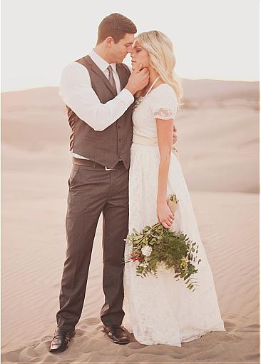 Lace Scoop Neck A-line Floor length simple cheap Wedding Dresses , WD0338