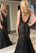 Mermaid Sexy Deep V-neck Backless sequins evening dresses, Popular long prom dresses,  PD0105