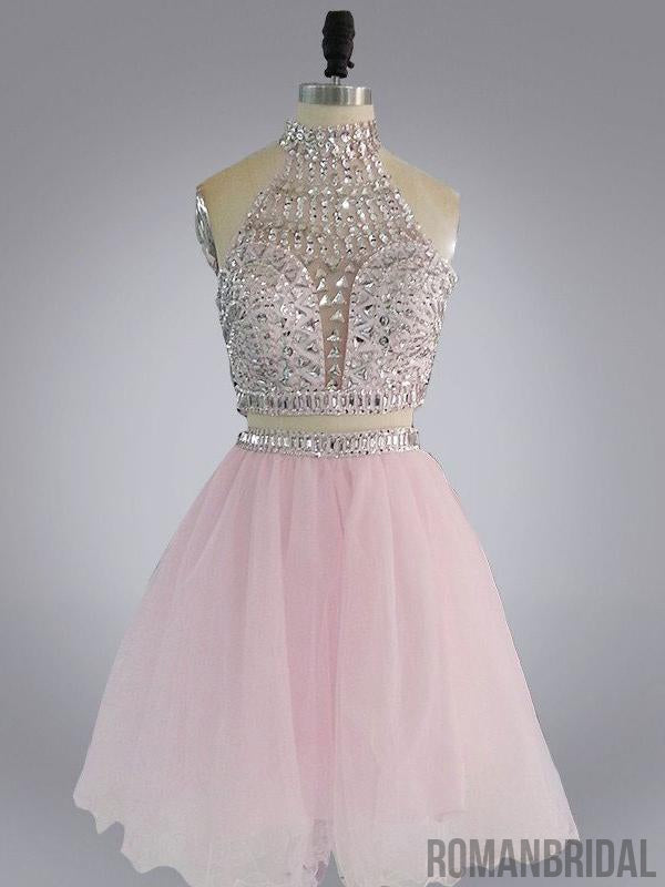Charming popular Homecoming Dress Sexy Rhinestone Bateau Short Prom Dress Party Dress, Homecoming dresses, HD0312