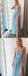 Spaghetti Straps Floor-length V-neck Sleeveless High Split Chiffon Prom Dresses, PD0560