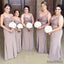 Brown Long Slit Mermaid Plus Size Lace Modest Bridesmaid Dresses,PD0256