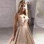 Stunning V-neck Ball Gown. Luxurious Backless Prom Dresses, PD0671