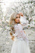 Two-pieces Lace Long Sleeves Short Tulle Homecoming Dresses, HD0511
