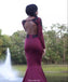 Mermaid Sexy Deep V Neck Long Sleeves Sequins Prom Dress, PD0624
