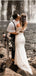 Newest Two-pieces Mermaid Half Sleeves Full Lace Long Wedding Dresses, WD0479
