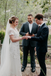 Sheath Round-neck Short Sleeves Backless Lace Appliques Wedding Dresses, WD0498