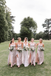 A-line Spaghetti Straps Scoop Neck Bridesmaid Dresses With Split, BD0634