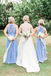 A-line Halter Sleeveless Open-back Long Chiffon Bridesmaid Dresses, BD0637