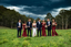 Mermaid Off-shoulder Long Burgundy Bridesmaid Dresses With Split, BD0638