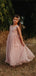 A-line Round Neck Floor-length Lace Flower Girl Dresses, FG0160