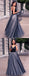 A-line V-neck Sleeveless Long Tulle Cheap Prom Dress, PD0628