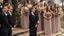 A-line V-neck Floor-length Spaghetti Straps Backless Bridesmaid Dresses, BD0616