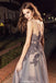 A-line Floor-length Sleeveless Appliques Long Prom Dresses, PD0588