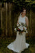 Round Neck Sleeveless Lace Back Wedding Dresses With Train, WD0441