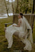 Round Neck Sleeveless Lace Back Wedding Dresses With Train, WD0441