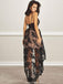 New Arrival Deep V-neck Black Lace Backless Homecoming Dresses, HD0476