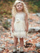 Amazing Flower girl dress, lace flower girl dress, country flower girl dress, rustic flower girl dress, baby dress, ivory lace dress, FG0110