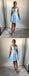 Amazing V-neck Beading Top Sleeveless Chiffon Homecoming Dresses, HD0443