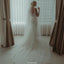 Mermaid Full Lace V-back Wedding Dresses With Train, WD0435