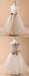 Round Neck Sleeveless Lace Top Tulle Flower Girl Dresses With Bow, FG0134