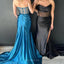 Elegant Illusion Sleeveless Mermaid Side Slit Bridesmaid Dresses Online, BG500