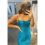 Elegant Spaghetti Straps Square Neck Mermaid Homecoming Dresses Online, HD0672