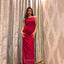 Elegant One Shoulder Spaghetti Strap Mermaid Side Slit Satin Bridesmaid Dresses Online, BG479