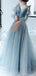 Gorgeous Straps Off the Shoulder A-line Evening Prom Dress Online, OL074