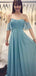 Elegant Off the Shoulder Sweetheart A-line Chiffon Bridesmaid Dresses, BG544