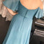 Elegant Off the Shoulder Sweetheart A-line Chiffon Bridesmaid Dresses, BG544