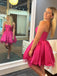 Elegant Sweetheart A-line Satin Short Homecoming Dresses Online, HD0763