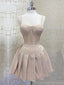 Elegant Straps A-line Short Jersey Homecoming Dresses Online, HD0703